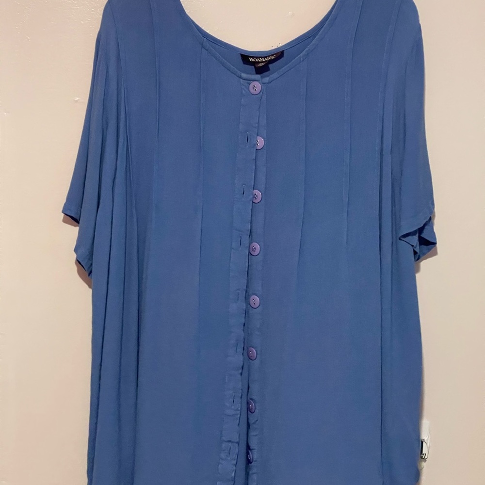 Romans Women’s Top. SIZE 3X EUC